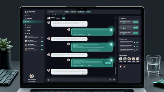 AI Comment Suggestions dashboard visualization